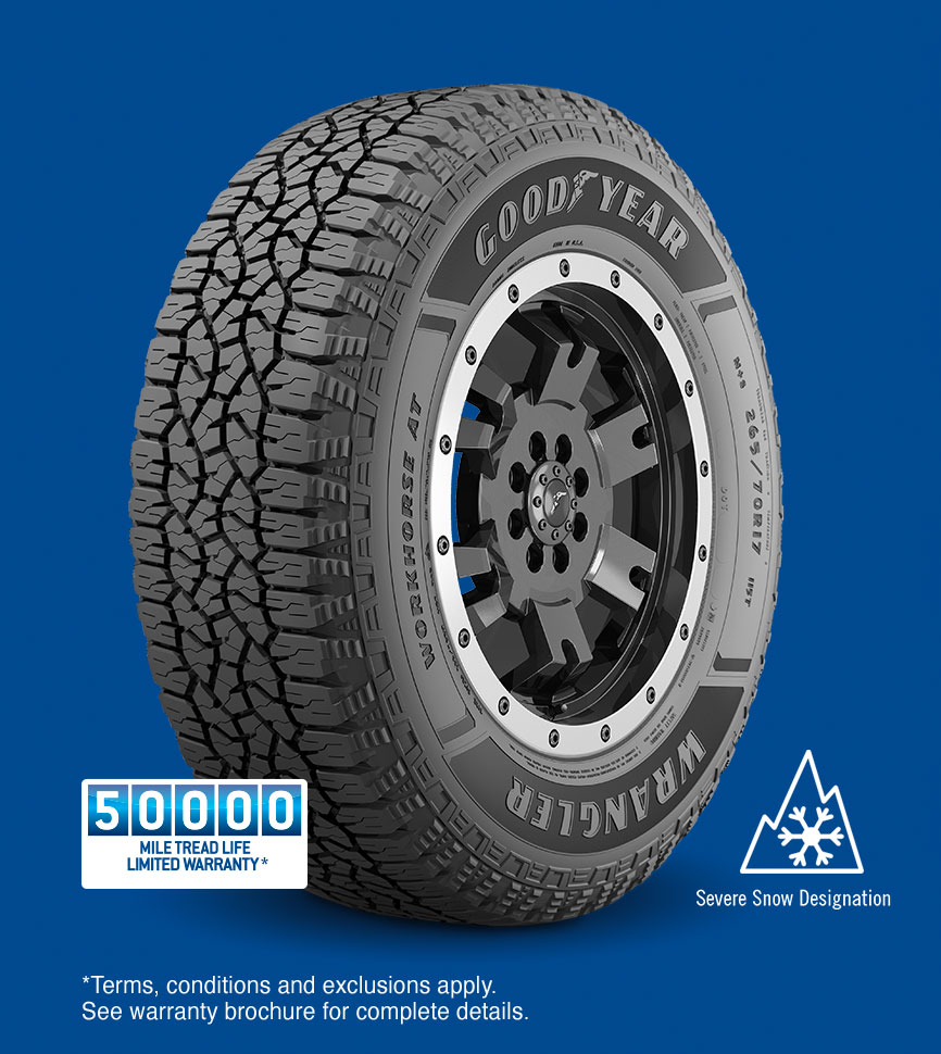 Goodyear Tires - Wrangler® Workhorse® AT | Monro Auto Service And Tire  Centers