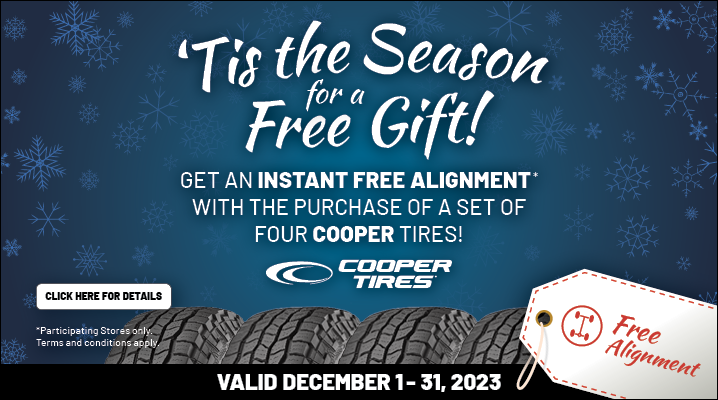 Cooper Instant Free Holiday Gift Offer